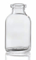 10 ml injectieflacon, helder, type 1 geblazen glas